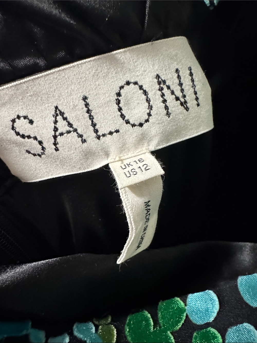 SALONI size 12 Fleur Dot Print Dress Rent the Runway - Picture 9 of 17
